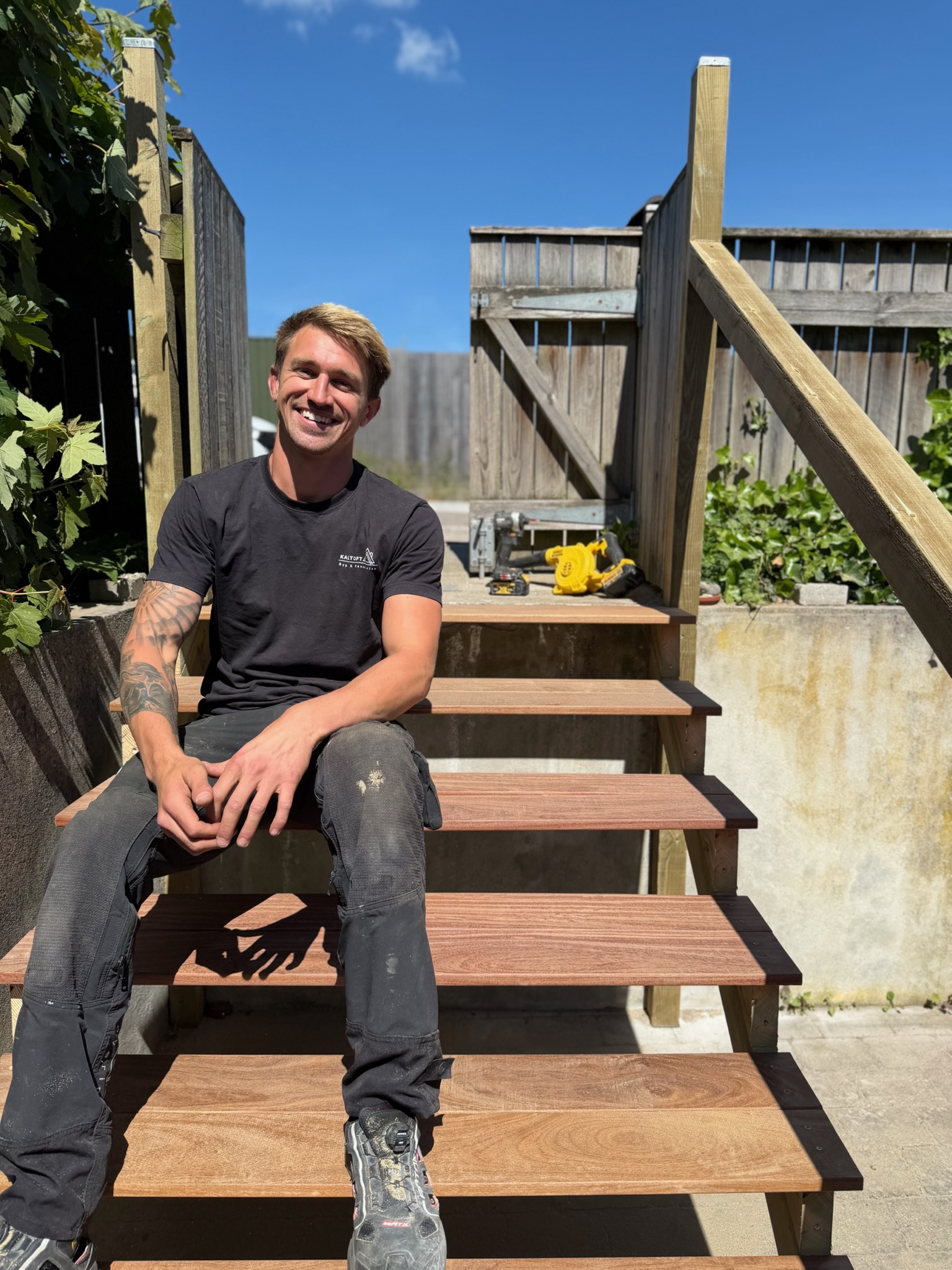 Henrik Kaltoft i arbejde